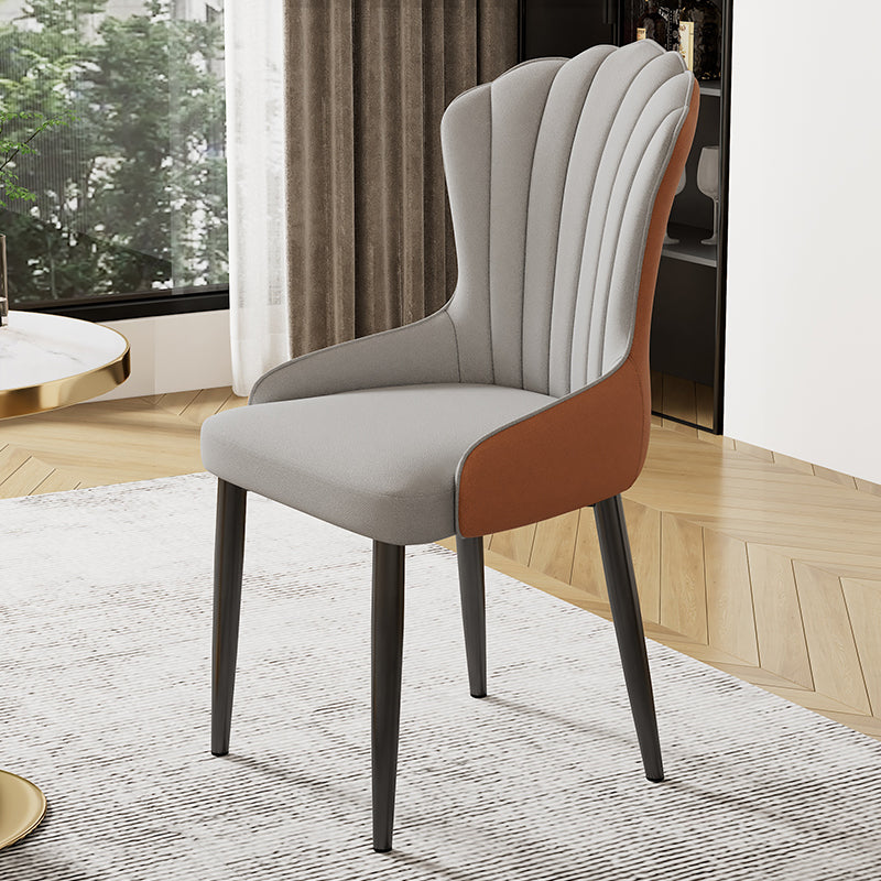 Modern Armrest Backrest Cushion Chair with Metal Legs for Hotel