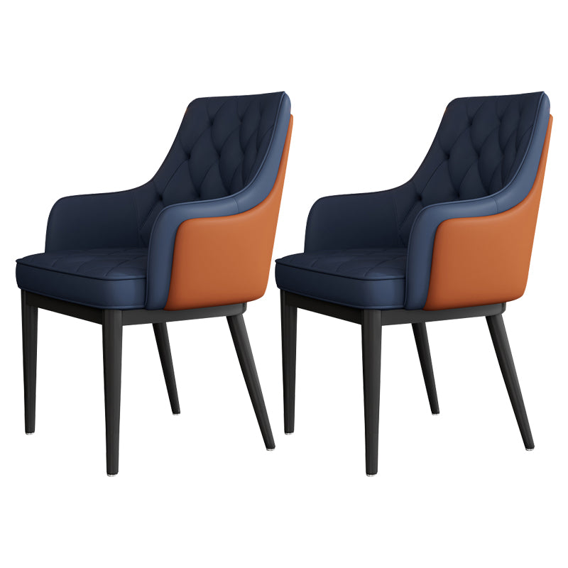 Modern Armrest Backrest Cushion Chair with Metal Legs for Hotel