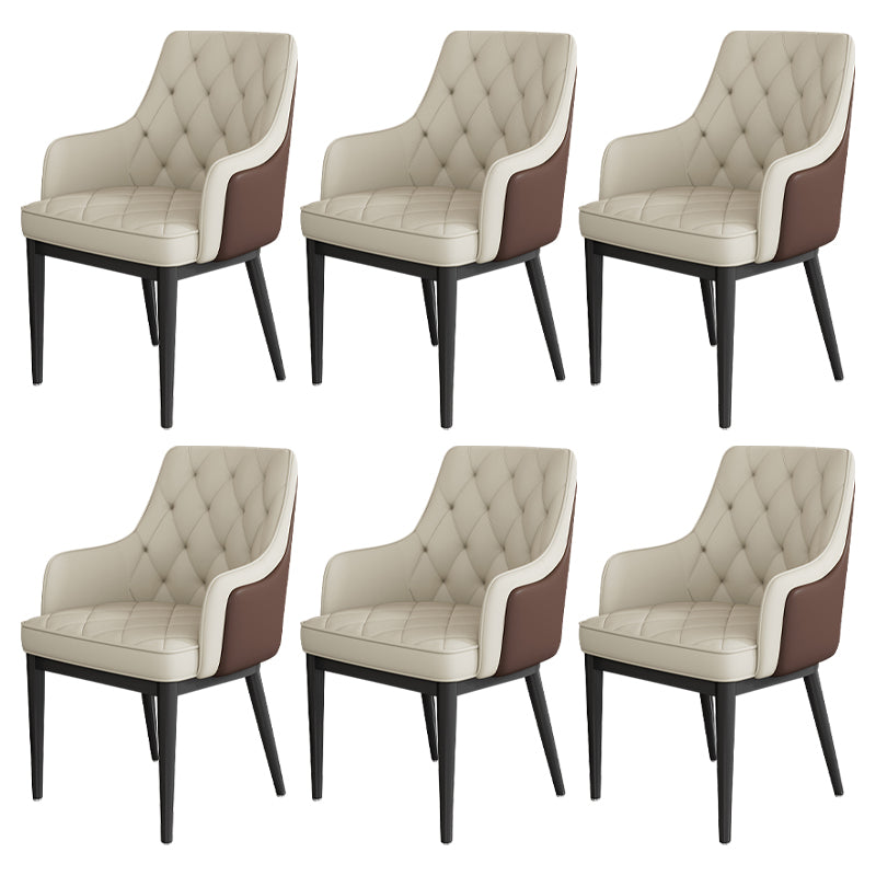 Modern Armrest Backrest Cushion Chair with Metal Legs for Hotel