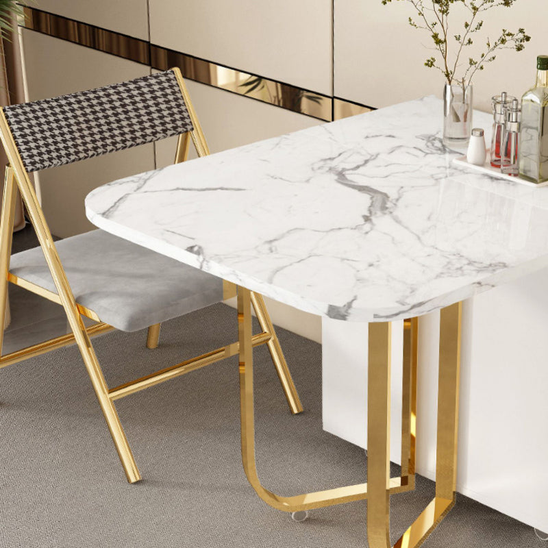 Extendable Dining Table Set 3/7 Pieces Dining Set for Kitchen