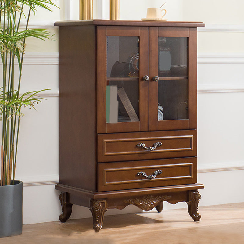 Traditional Wine Rack Solid Wood Wine Bottle Rack for Living Room