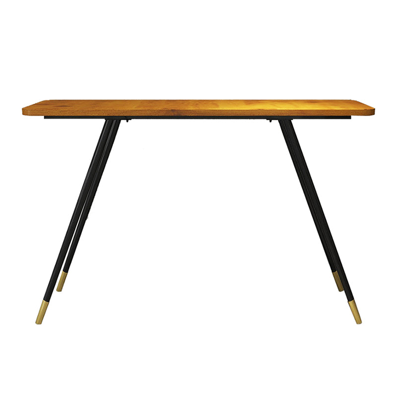 Glam Rectangle Bar Table Set 1/2 Pcs Brown Wood Bar Table Set