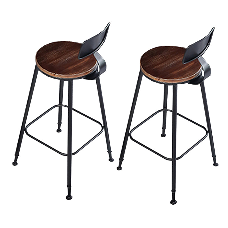 Industrial Solid Wood Pub Dining Set 1/2/5 Pcs Rectangular Pub Set for Home