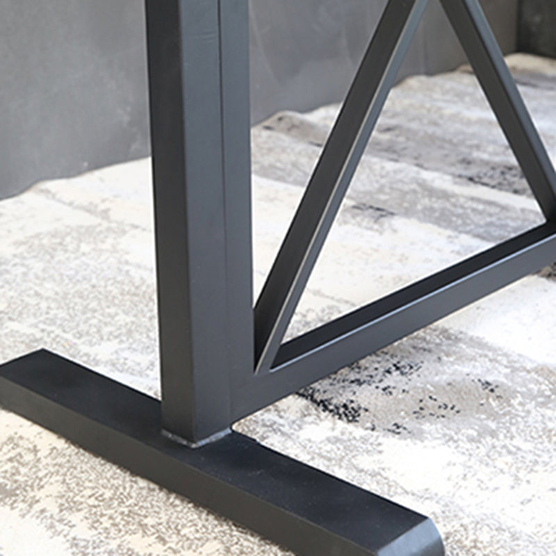 Industrial Solid Wood Pub Dining Set 1/2/5 Pcs Rectangular Pub Set for Home