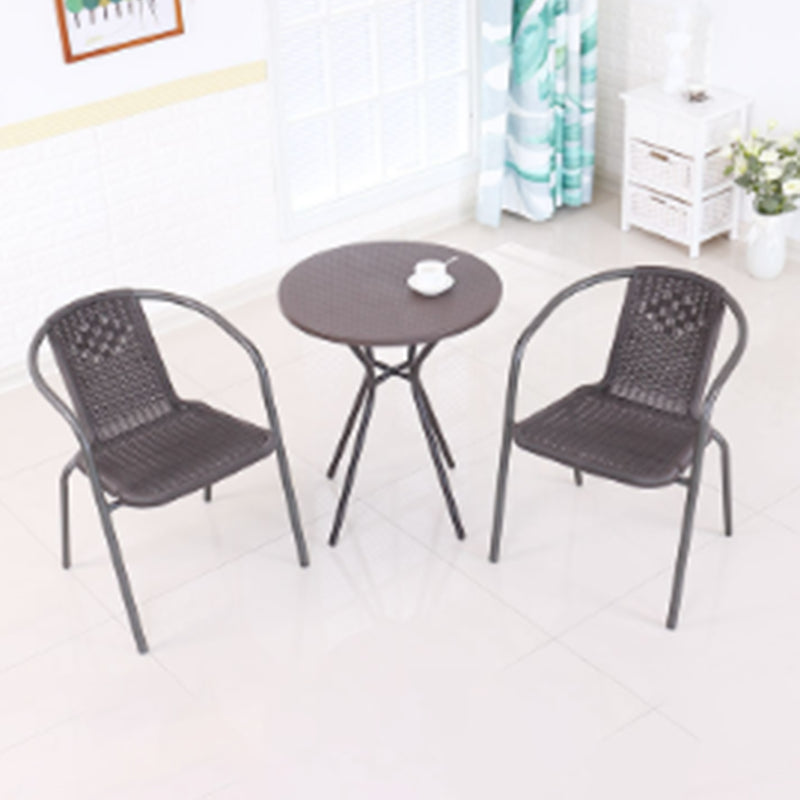 Contemporary Style Dining Set 1/3/4/5 Pcs Glass Top Dining Table Set