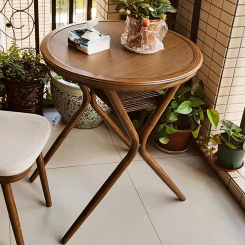 Boho Style Bistro Set 3 Pcs Glass Top Metal Frame Bistro Set