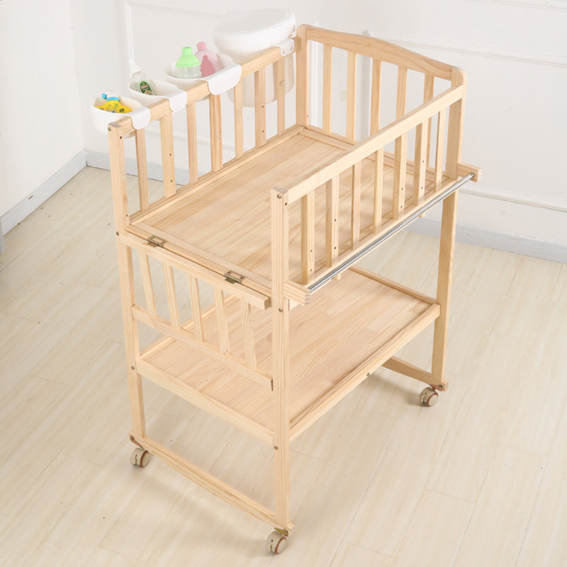 Wooden Baby Changing Table Changing Table with Storage Changing Table
