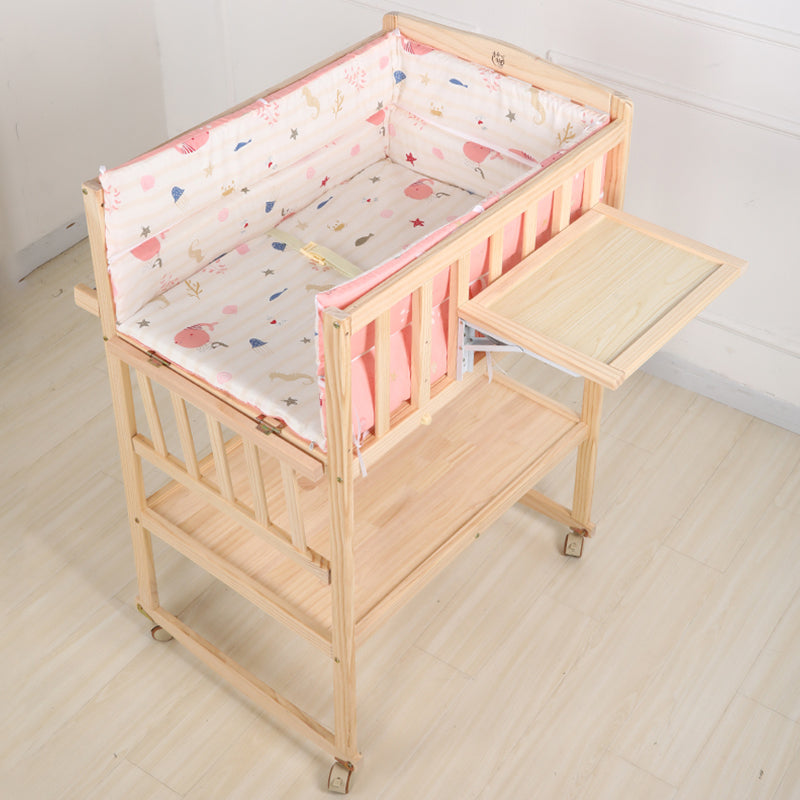 Wooden Baby Changing Table Changing Table with Storage Changing Table