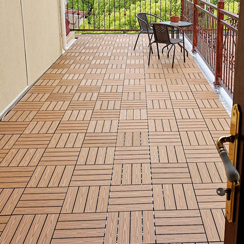 Classical Deck Tile Interlocking Wood Outdoor Flooring Flooring Tile