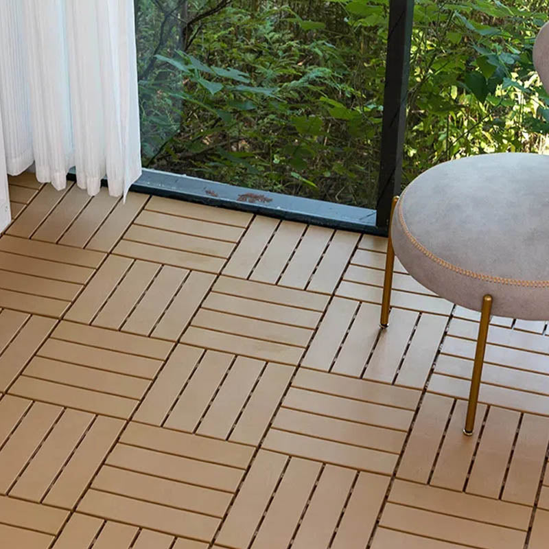 Classical Deck Tile Interlocking Wood Outdoor Flooring Flooring Tile