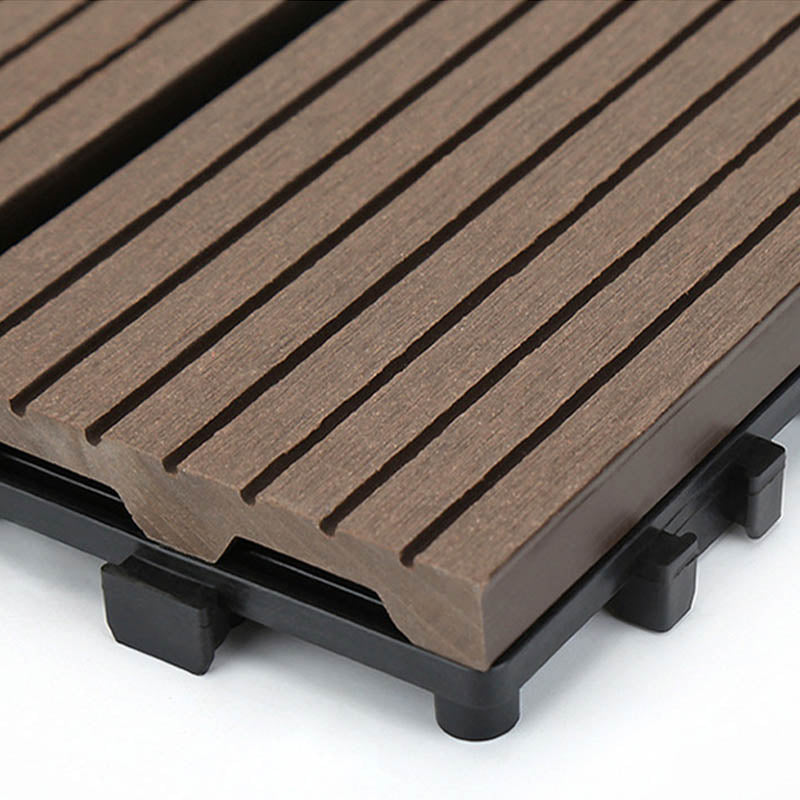 Classical Deck Tile Interlocking Wood Outdoor Flooring Flooring Tile