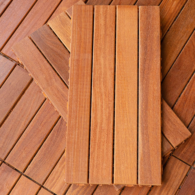 Basic Wood Flooring Tiles Interlocking Outdoor Patio Flooring Tiles