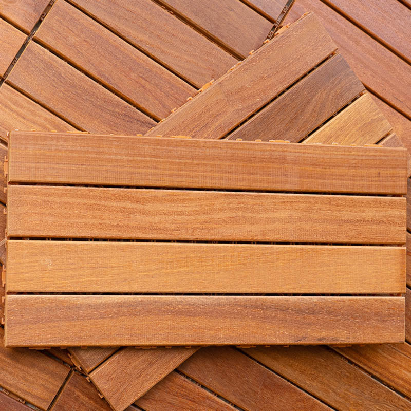 Basic Wood Flooring Tiles Interlocking Outdoor Patio Flooring Tiles