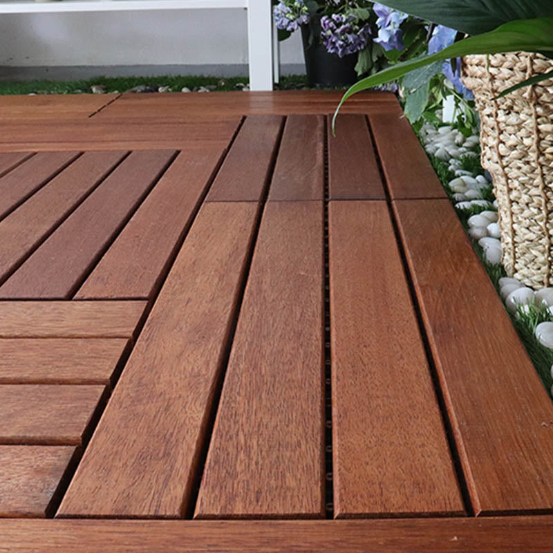 Basic Wooden Outdoor Flooring Tiles Interlocking Patio Flooring Tiles