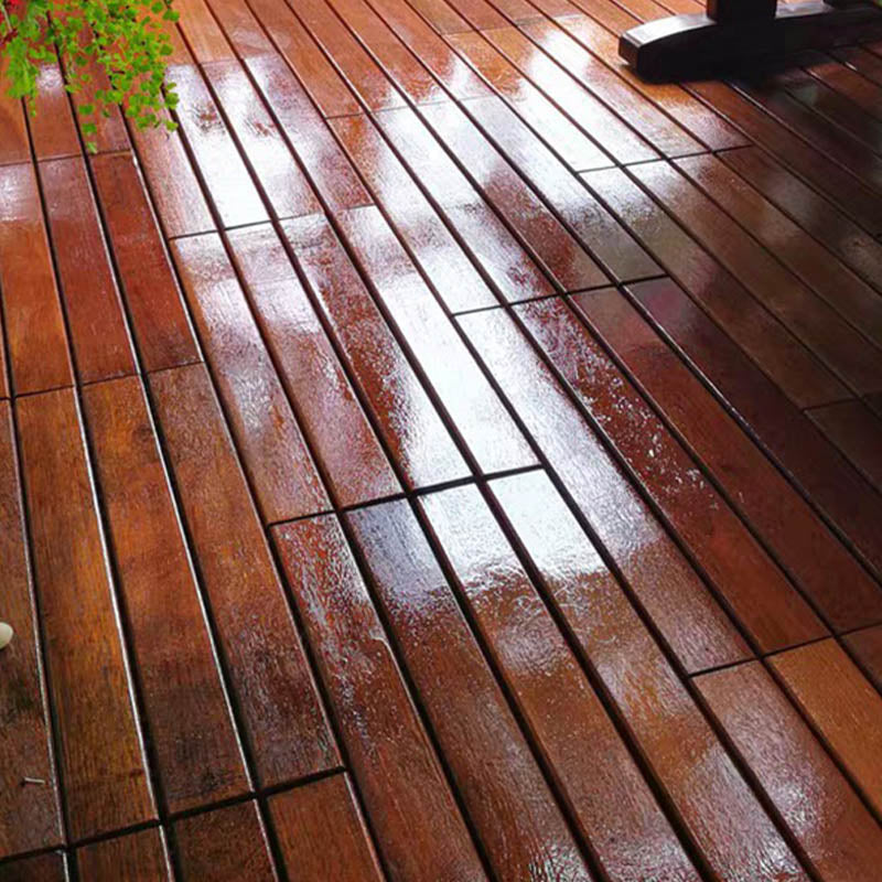 Basic Wooden Outdoor Flooring Tiles Interlocking Patio Flooring Tiles