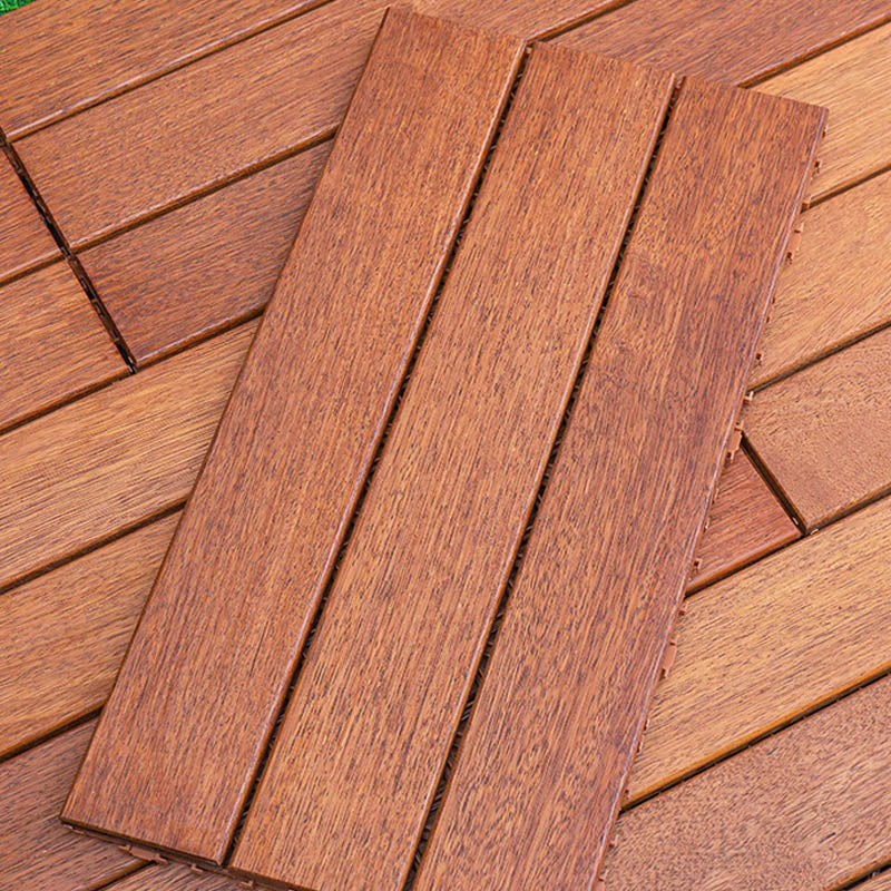 Classic Wood Deck Tiles Interlocking Composite Patio Flooring Tiles