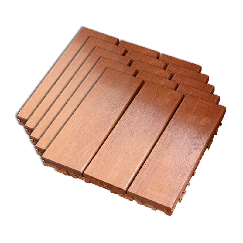 Classic Wood Deck Tiles Interlocking Composite Patio Flooring Tiles