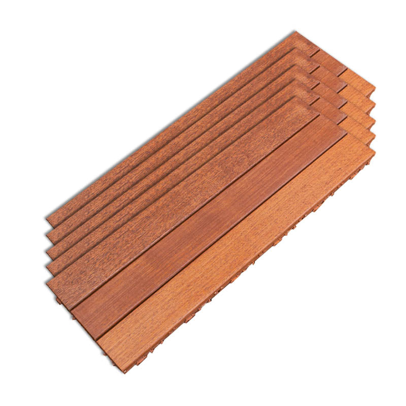 Classic Wood Deck Tiles Interlocking Composite Patio Flooring Tiles