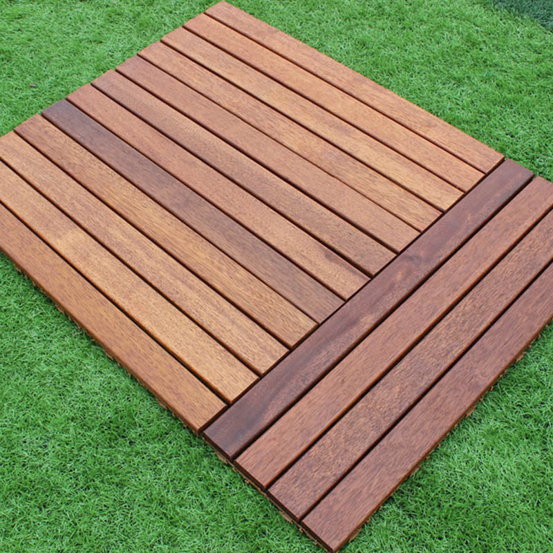 Wood Decking Tiles Waterproof Interlocking Patio Flooring Tiles