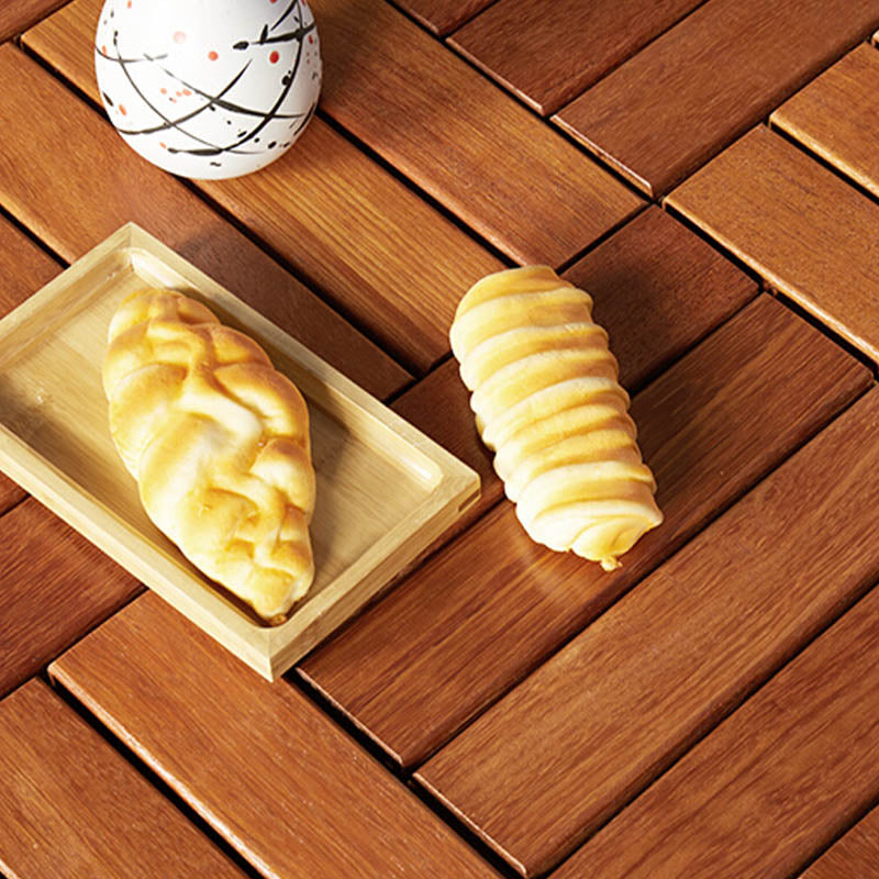 Classical Decking Tiles Natural Wood Waterproof Smooth Outdoor Flooring