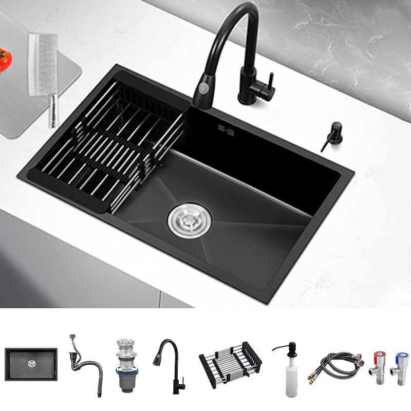 Kitchen Sink Noise-cancelling Design Stainless Steel Drop-In Kitchen Sink
