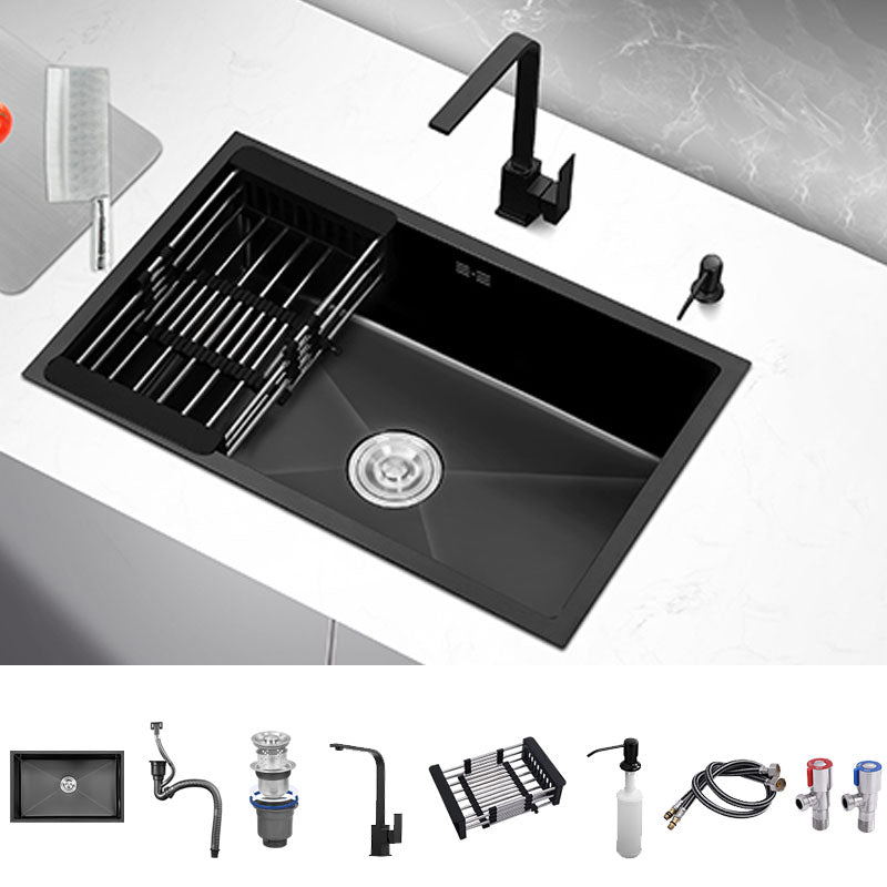 Kitchen Sink Noise-cancelling Design Stainless Steel Drop-In Kitchen Sink
