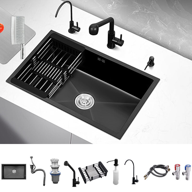 Kitchen Sink Noise-cancelling Design Stainless Steel Drop-In Kitchen Sink