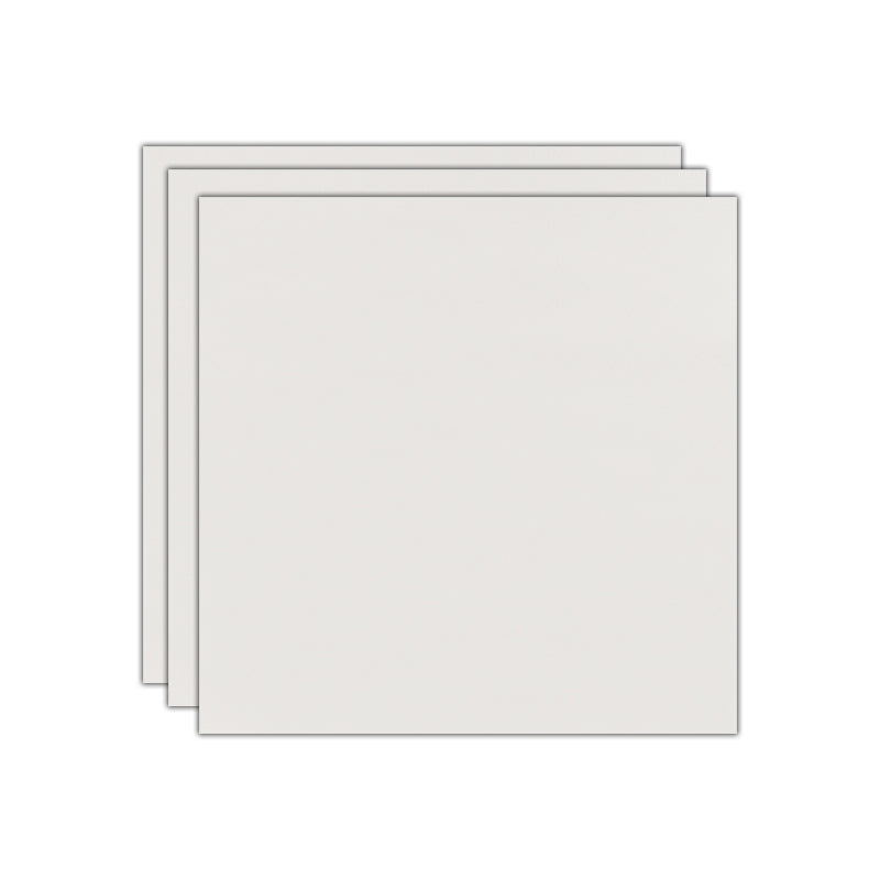 Square Pure Color Floor Tile Scratch Resistant Straight Edge Floor Tile