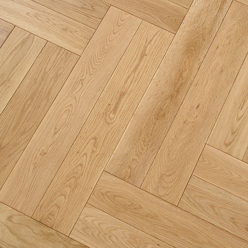 Traditional Flooring Planks Solid Wood Wire Brushed Click-Locking Wood Floor Tile