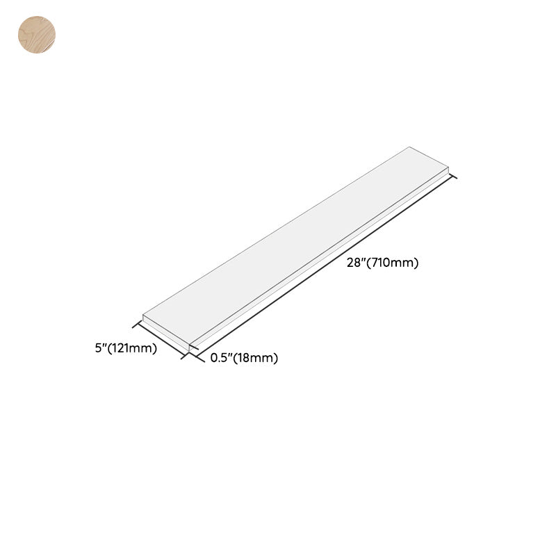 Modern Wood Flooring Tiles Solid Wood Click-Locking Hardwood Deck Tiles