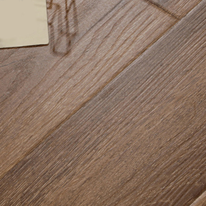 Traditional Floor Bullnose Click-Locking Wire Brushed Side Trim Piece