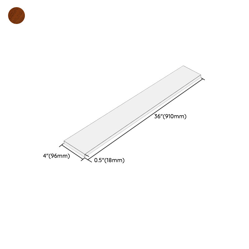 Traditional Flooring Tiles Distressed Click-Locking Wooden Wall Planks