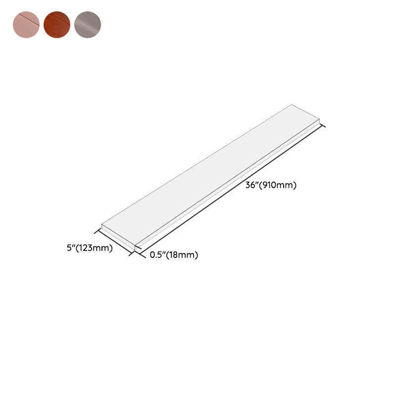 Traditional Flooring Tiles Distressed Click-Locking Wooden Wall Planks