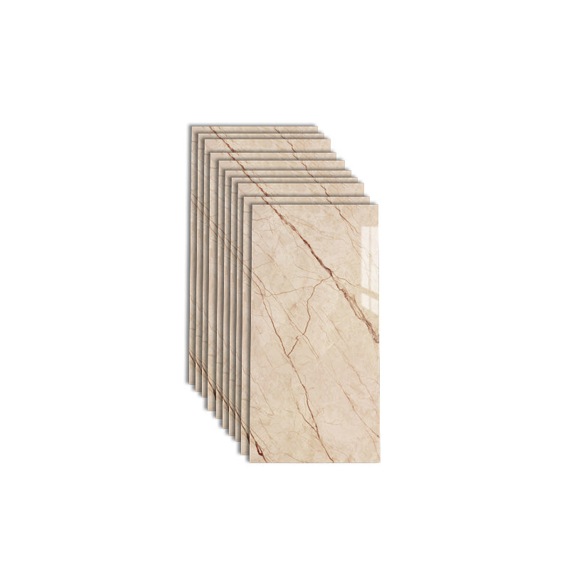Field Tile Peel and Stick Tile Rectangular Peel and Stick Wall Tile 10 Pack