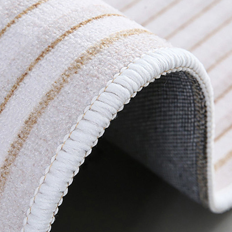 Rectangle Indoor Rug Contemporary Color Block Area Rug Non-Slip Backing Living Room Rug