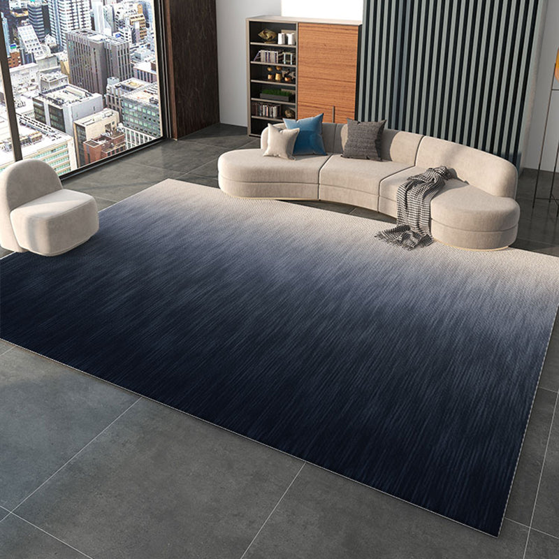 Novelty Colorblock Rug Morandi Color Area Rug Polyester Easy Care Carpet