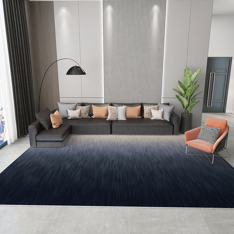 Novelty Colorblock Rug Morandi Color Area Rug Polyester Easy Care Carpet