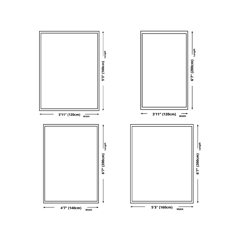 Novelty Colorblock Rug Morandi Color Area Rug Polyester Easy Care Carpet