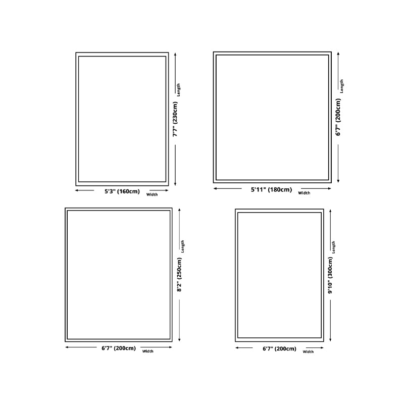 Novelty Colorblock Rug Morandi Color Area Rug Polyester Easy Care Carpet