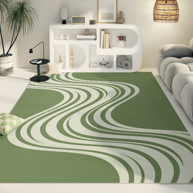 Casual Rug Trendy Area Rug Polyester Easy Care Carpet Nordic