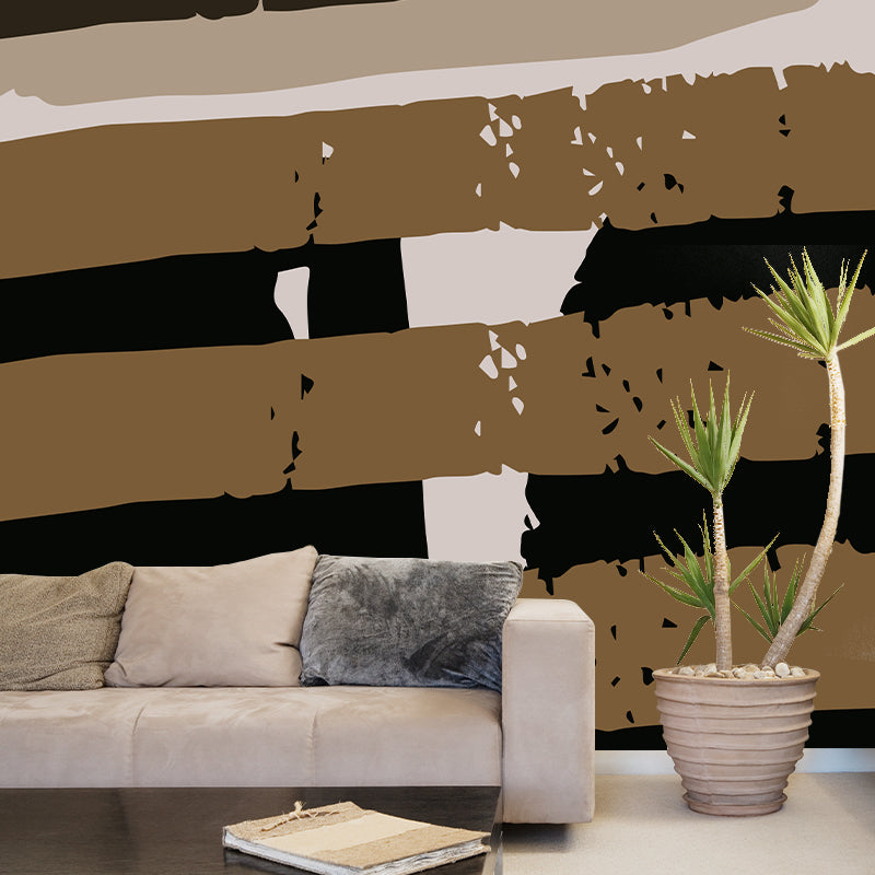 Abstract Geometry Mural Wallpaper Environment Friendly Bedroom Wall Mural