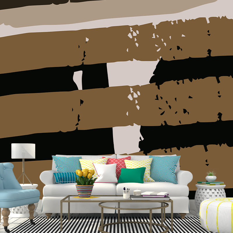 Abstract Geometry Mural Wallpaper Environment Friendly Bedroom Wall Mural