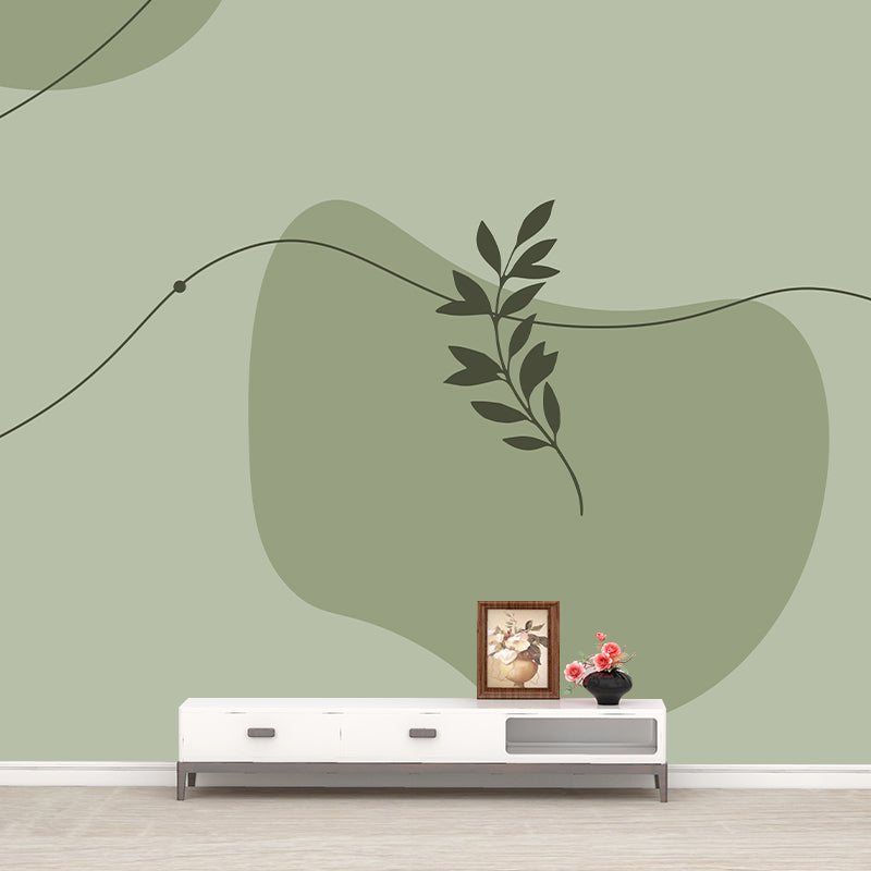 Modern Style Illustration Mural Wallpaper Minimalism Indoor Wall Mural