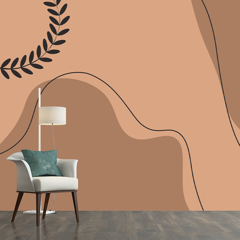 Modern Style Illustration Mural Wallpaper Minimalism Indoor Wall Mural