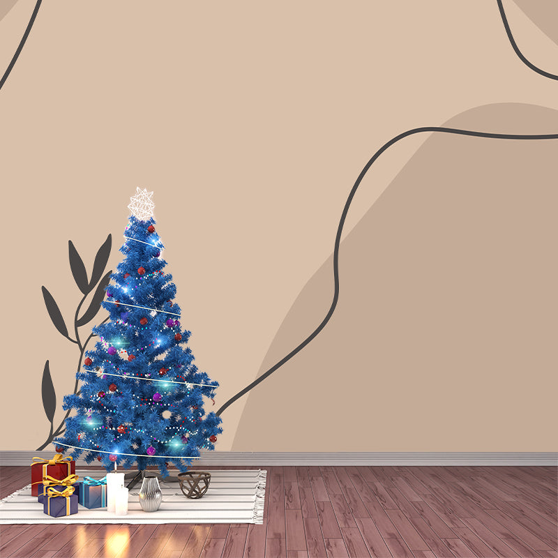 Eco-friendly Minimalism Illustration Wall Mural Wallpaper Sitting Room Wall Mural