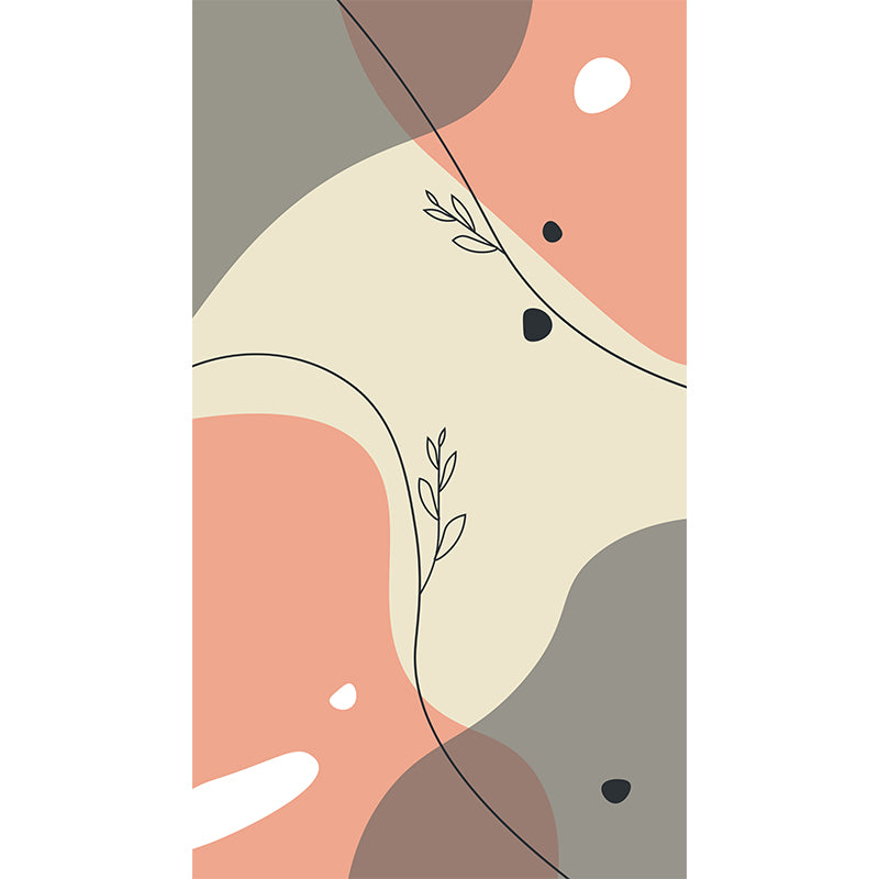 Eco-friendly Minimalism Illustration Wall Mural Wallpaper Sitting Room Wall Mural