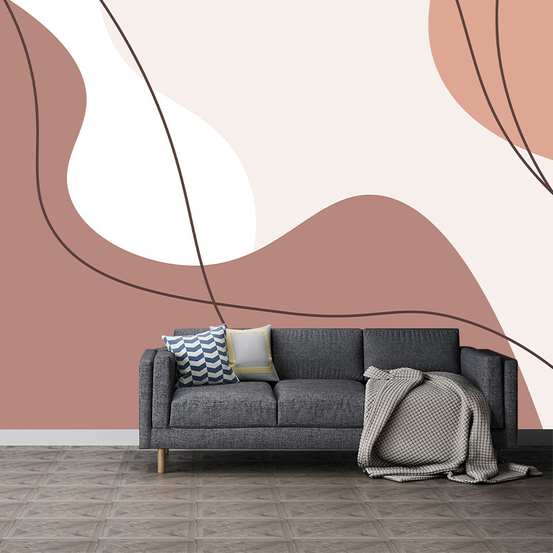 Illustration Environmental Wall Mural Wallpaper Minimalism Living Room Wall Mural