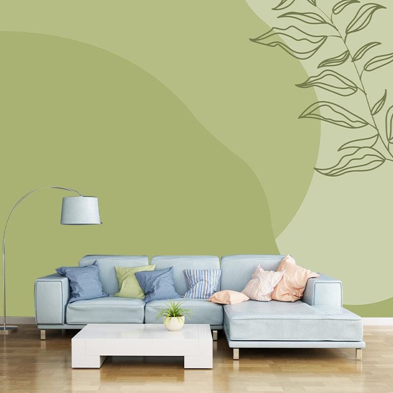 Illustration Environmental Wall Mural Wallpaper Minimalism Living Room Wall Mural