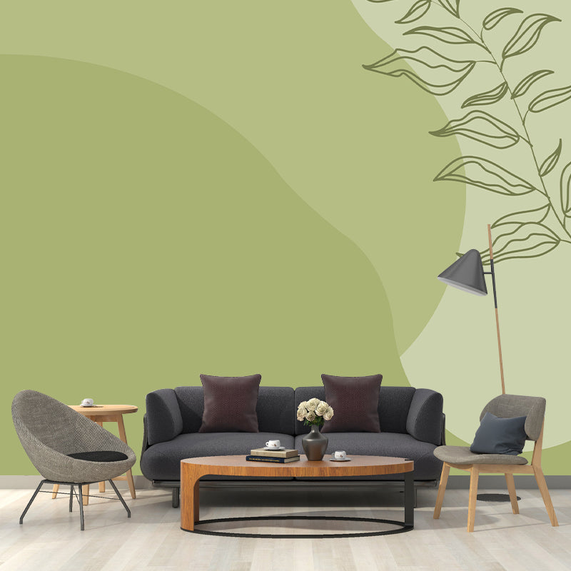 Illustration Environmental Wall Mural Wallpaper Minimalism Living Room Wall Mural