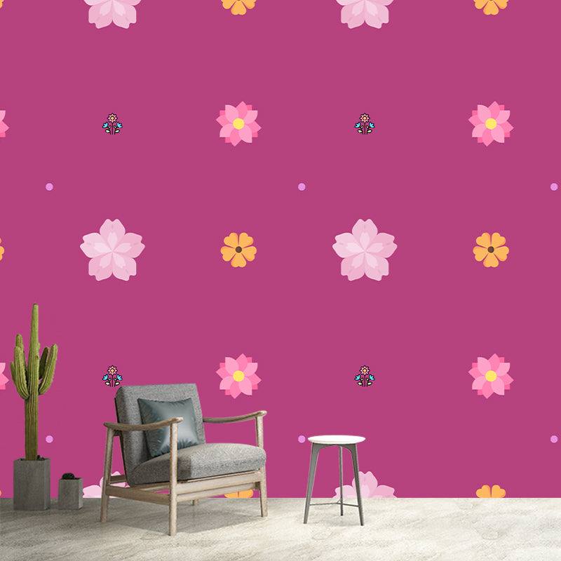 Mural Wallpaper Plant Pattern Environment Friendly Living Room Wall Mural